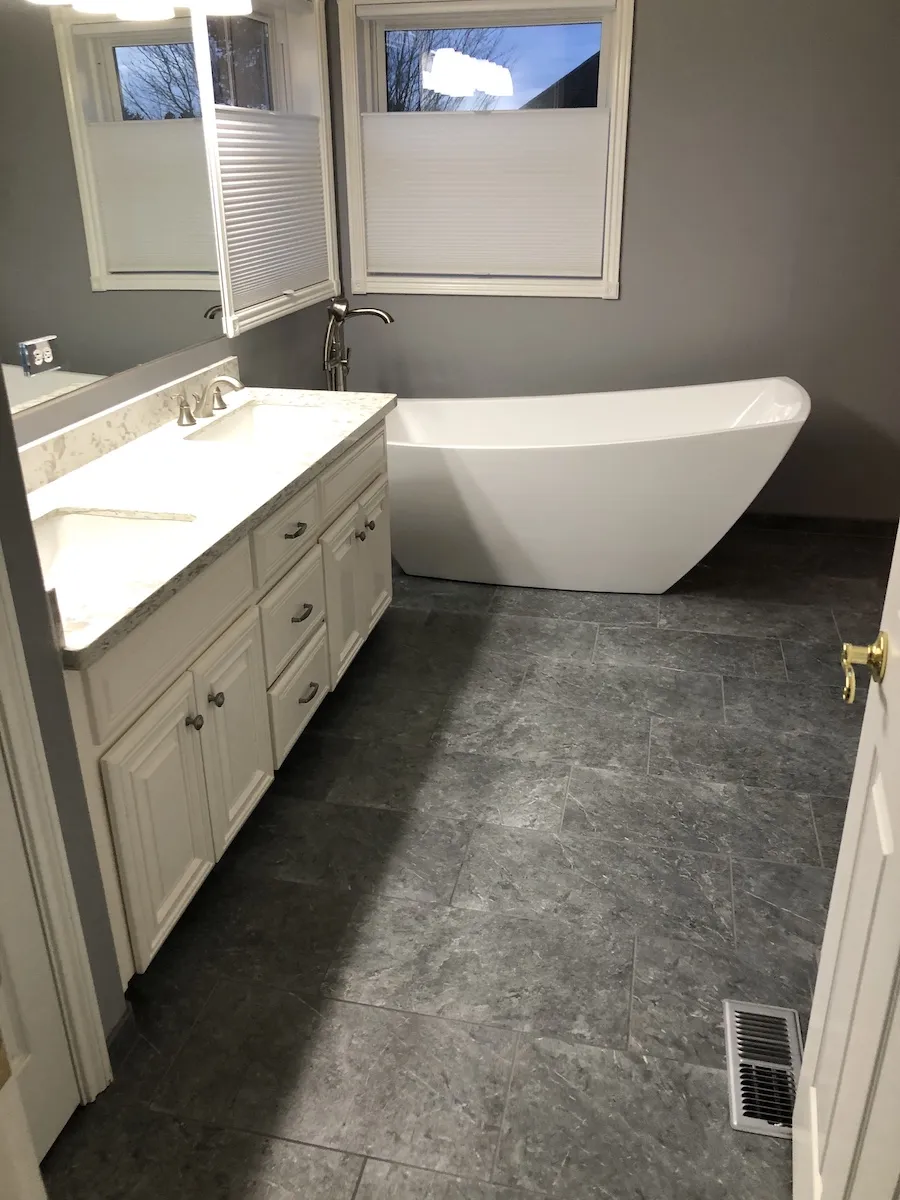 Primary Bathroom Remodel in Portland, OR — Before & After photo 2